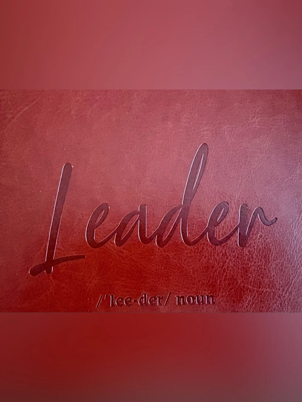 Source Unknown Red Leader & Difference Maker Hardcover Journals